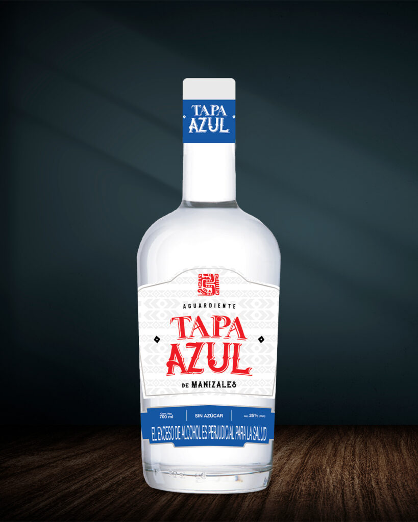 aguardiente tapa azul